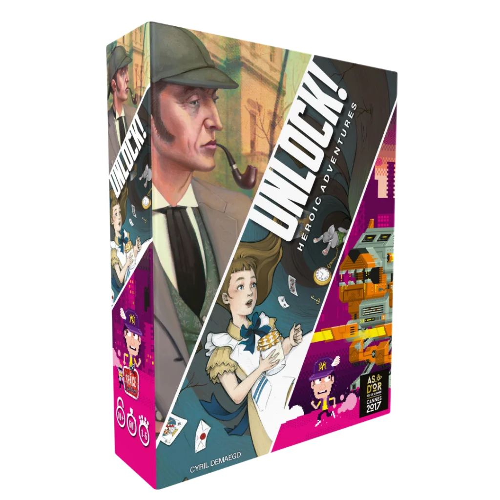 Unlock! Heroic Adventures box artwork.